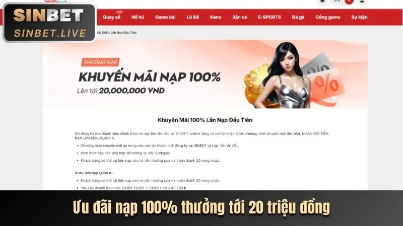 Thưởng Chào Mừng Thành Viên Mới u888vip